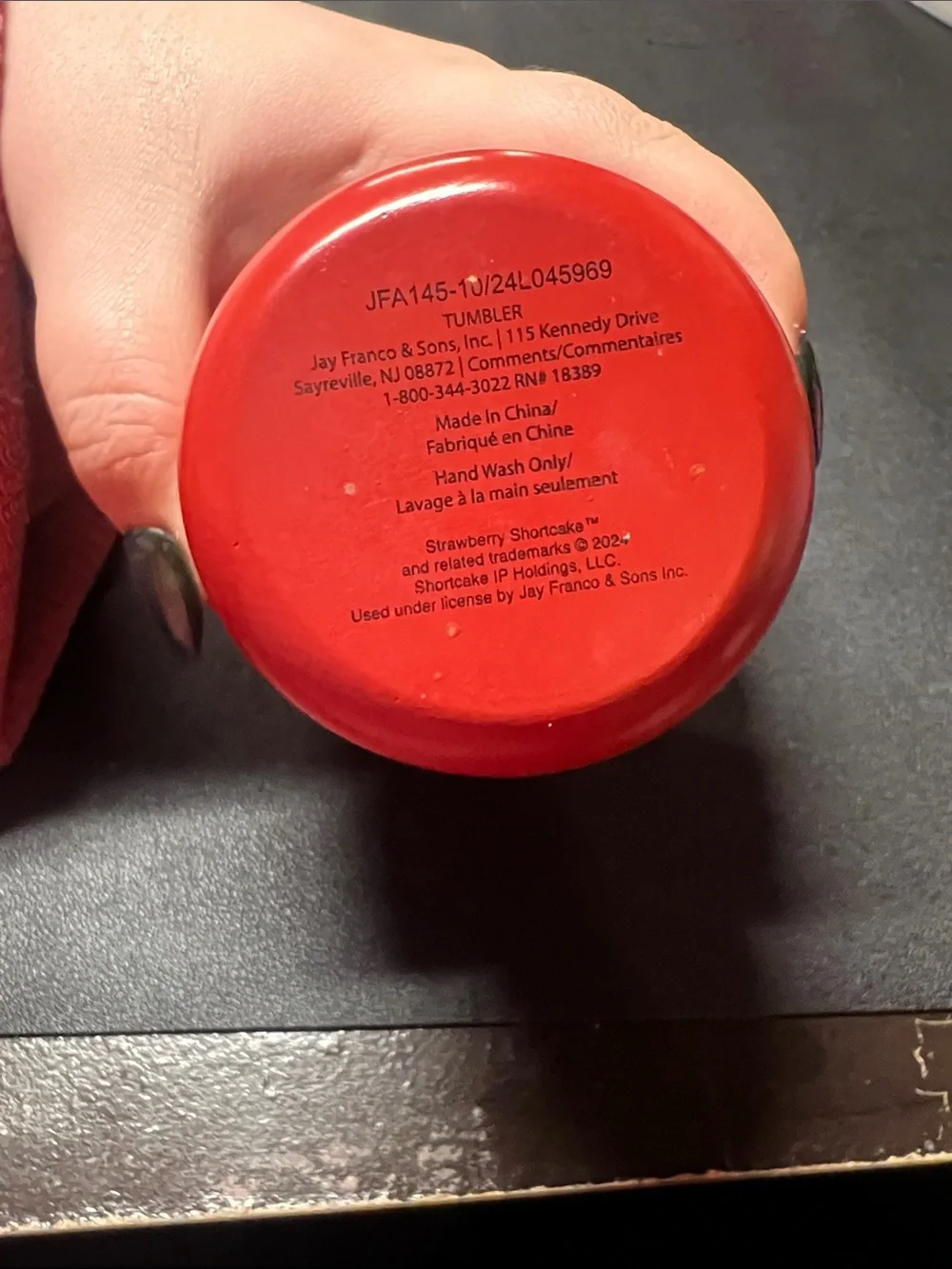 Strawberry Shortcake Red & Pink Decorative Jar